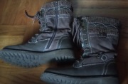Buty jesienne/zimowe/wiosenne ciepłe r.39 brązowe