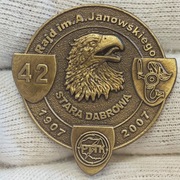 Odznaka PTTK 42 Rajd im. A. Janowskiego Stara Dąbrowa 2007
