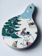Deska Muminki zima Boże Narodzenie święta prezent Mamusia Tatuś Muminka 