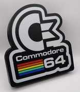 Lightbox Commodore, wydruk 3D, podświetlenie LED wewnątrz, zasilanie 5V