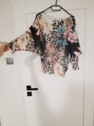 kolorowe swterkowe kimono, idealne na wiosnę, piękne wzory, produkt Włoski