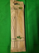 zestaw 10 jednorazowych noży bambusowych. 