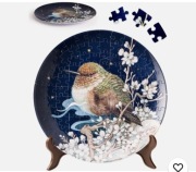 PUZZLE  PLATE 3D PIECERELAX,124 ELEMENTY- PHOENIX CHAN-PTAK NA GAŁĘZI .