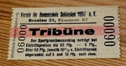 bilet VfR Schlesien 1897 Breslau Wrocław lata 30.