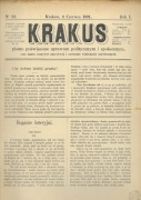 KRAKUS, nr 23, rok 1891 r.