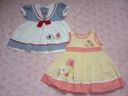 Sukienki letnie, r. 68/74 Zestaw 7 sztuk