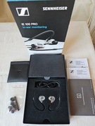 Słuchawki Sennheiser IE 100 PRO, pełny zestaw, przeźroczyste 