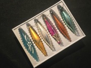 Bombki prl SOPLE mix retro ozdoby choinkowe vintage 