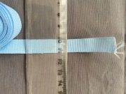 Wstążka tasiemka rypsowa jasny niebieski dekoracyjna ozdobna 12 mm 5m