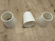 Abażur 3 sztuki biały