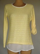 # Lekki żółty zdobiony łączony - 36 #