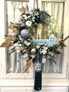 Piękny Zimowy Stroik Świąteczny