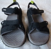 Lekkie, czarne, turystyczne sandały Quechua 33/34 MH120 TW 