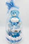 Tort z pieluch chrzest, roczek, baby shower 
