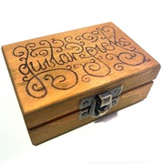 Pudełko na kostki gitarowe Handmade