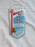 Proporczyk mistrzostwa Polski w akrobatyce sportowej walbrzych 1979