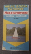 Mapa turystyczna Wielkie Jeziora Mazurskie 1994 