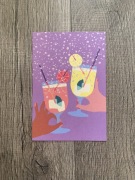 Pocztówka zaproszenie party impreza drinki