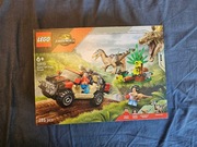 LEGO 76972 Jurassic World - Ucieczka terenówką przed raptorem