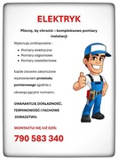 Ogłoszenie: Pomiary Elektryczne – Instalacje, Oświetlenie,