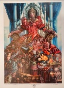 TOMASZ SĘTOWSKI "Cesarzowa" inkografia, papier 70x50cm