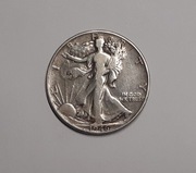 USA - 1/2 DOLARA HALF DOLLAR 1946 r. - IDĄCA WOLNOŚĆ