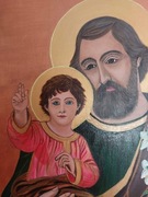 Obraz akryl 50x70 cm blejtram Święty Józef 