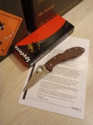 Nóż SPYDERCO DELICA 4 C11FPBK kolor brązowe.