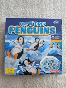 Gra planszowa dla dzieci 3d Pingwiny Pingwinki Lodowy Chińczyk