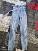 Spodnie bardzo wysoki stan