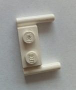 LEGO PŁYTKA Z PRĘTAMI 3839 BIAŁA