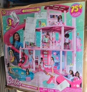 Barbie Dreamhouse – Ogromny Domek Marzeń z akcesoriami (75+ elementów)