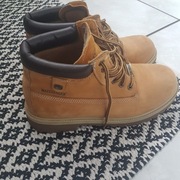 Buty skechers skóra kolor muszrardowy