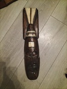 Duża maska drewniana afrykańska na ścianę