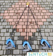 Zawiesie do kręgów 2t, na ściankę 40-120 mm Uchwyt do kręgów