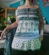 Tunika hiszpanka bluzka w kwiatki