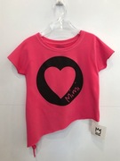 MIMI - BLUZKA RÓŻ - SERCE 104