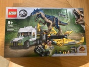 LEGO 76966 Jurassic World Dinomisje ciężarówka do transportu allozaura Nowe