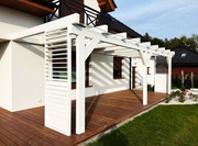 Zadaszenie tarasu, drewniana pergola, wiata Przeźmierowo