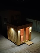 Sauna ogrodowa ocieplana HARVIA na drewno – zewnętrzna całoroczna - OD RĘKI