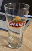 Szklanka pokal kufel Warka 0.5 z autografem Dla przyjaciół Jerzy Dudek