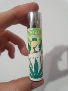 Clipper kolekcjonerska zapalniczka gazowa Mary Jane leaf zielona