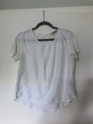 Koszulka bluzka damska biała tchibo 36/38 S/M elegancka