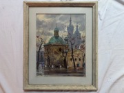 Wiktor GRABIS - Kraków | Kościół św. Wojciecha | Pastel/Gwasz | Oryginał