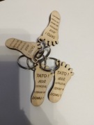 Brelok Stopy Dziecka Tato Mamo Jedź Ostrożnie !