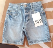 Krótkie spodenki ZARA rozmiar 110