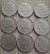 10 złotych PRL Adam Mickiewicz roczniki 1975-1976 9 monet
