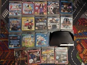 PS3 MEGA Zestaw konsola PS3 slim 320gb gry kontrolery pady kamerka
