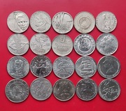 POLSKA PRL ZESTAW 20 monet OKOLICZNOŚCIOWYCH każda inna