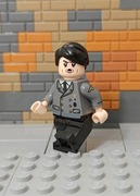 Minifigurka żołnierz Oficer WW2 wojsko Niemieckie Adi z wlosa klocki LEPIN